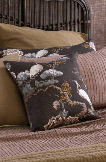 Bianca Lorenne - Kuren Cushion - Walnut